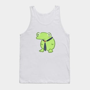 Frog with a tie Tank Top